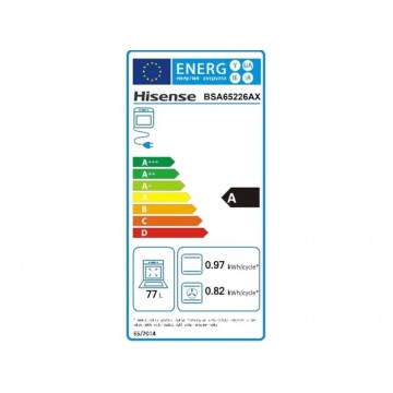 Hisense BSA65226AX Φούρνος άνω Πάγκου 77lt χωρίς Εστίες Π59.5εκ. Inox